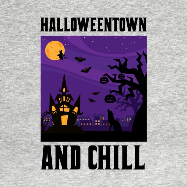 Halloween Town and Chill by anema